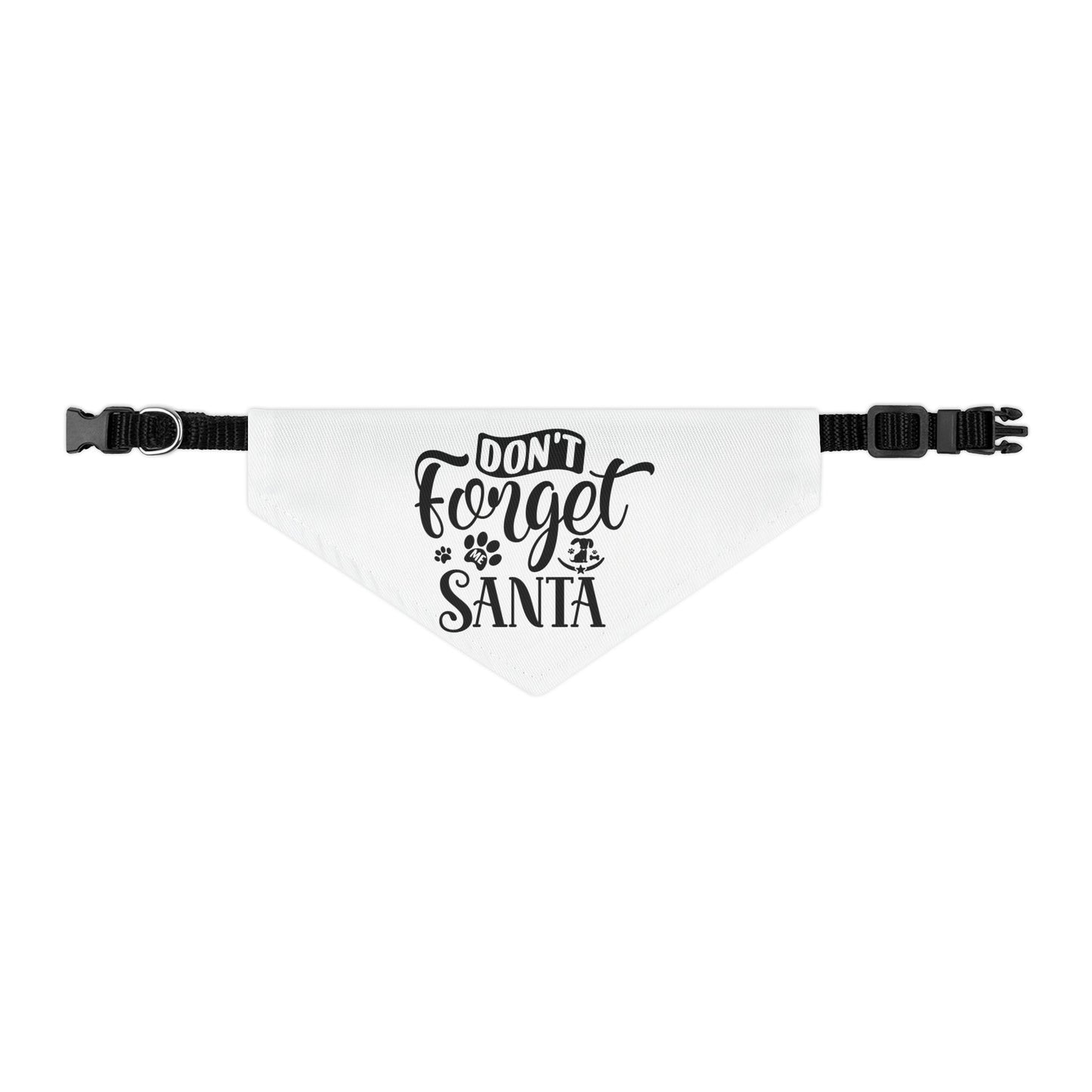 Don't Forget Santa Pet Bandana Collar — Christmas Dog Bandana