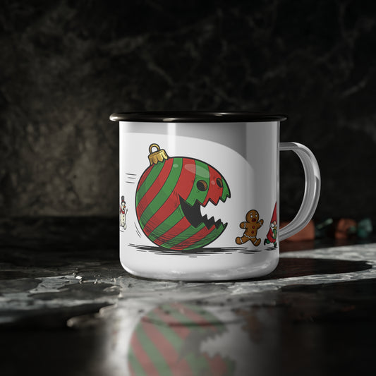 Camp Mug - Funny Christmas Ornament Monster Gingerbread Gnome Snowman Camping Cup