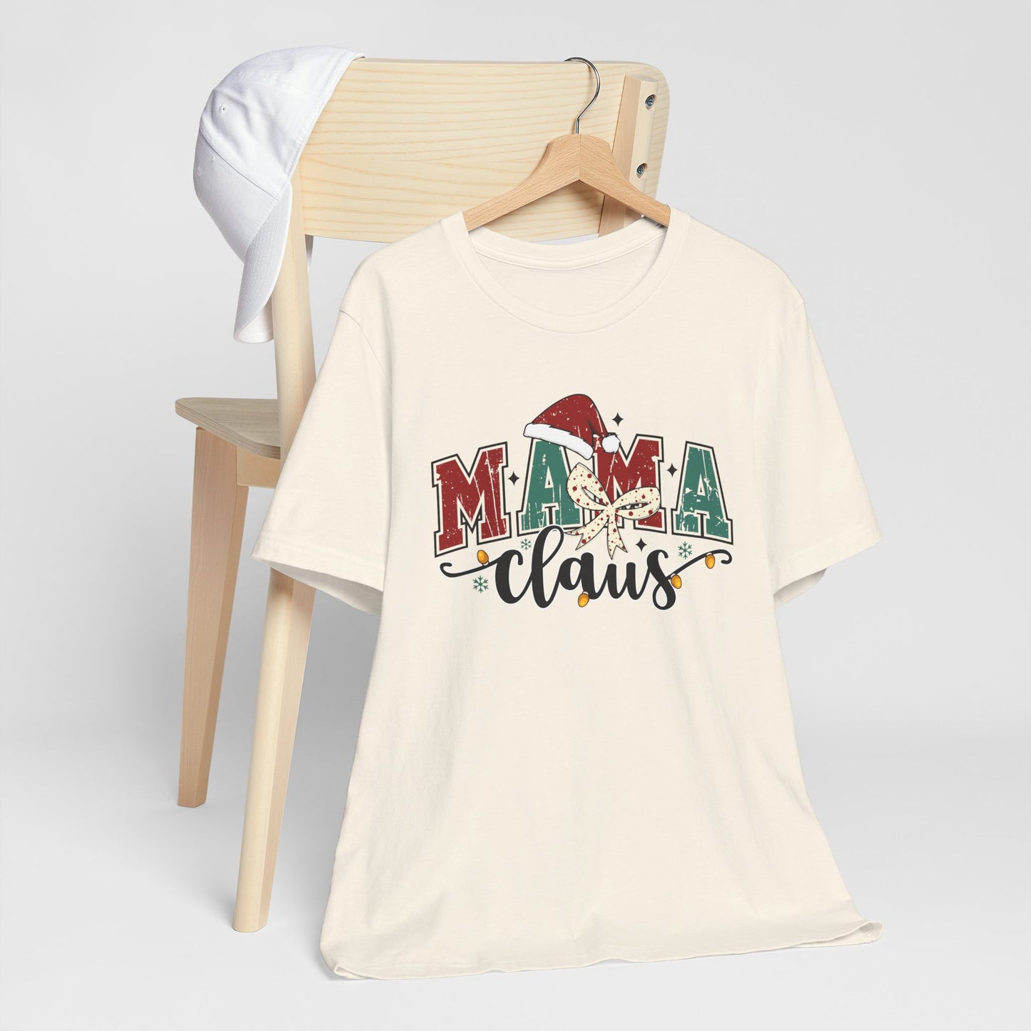 Mama Claus Christmas Tee — Festive Holiday Mom T-Shirt