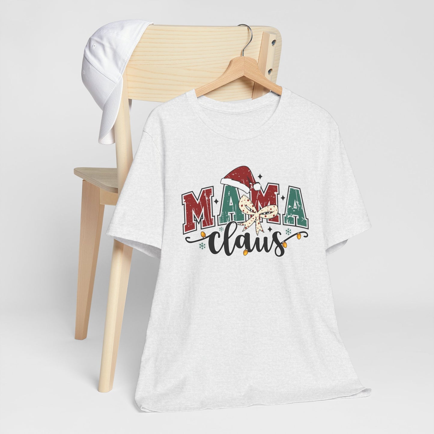 Mama Claus Christmas Tee — Festive Holiday Mom T-Shirt