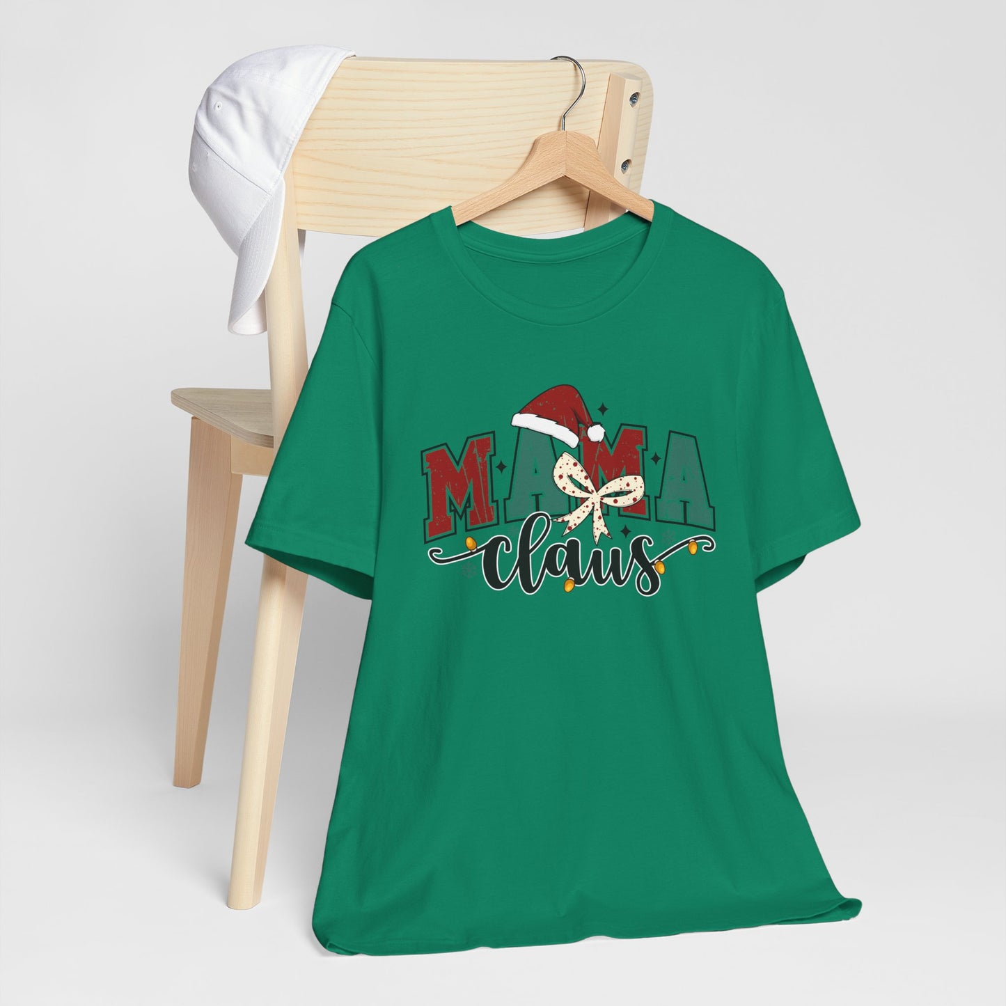Mama Claus Christmas Tee — Festive Holiday Mom T-Shirt