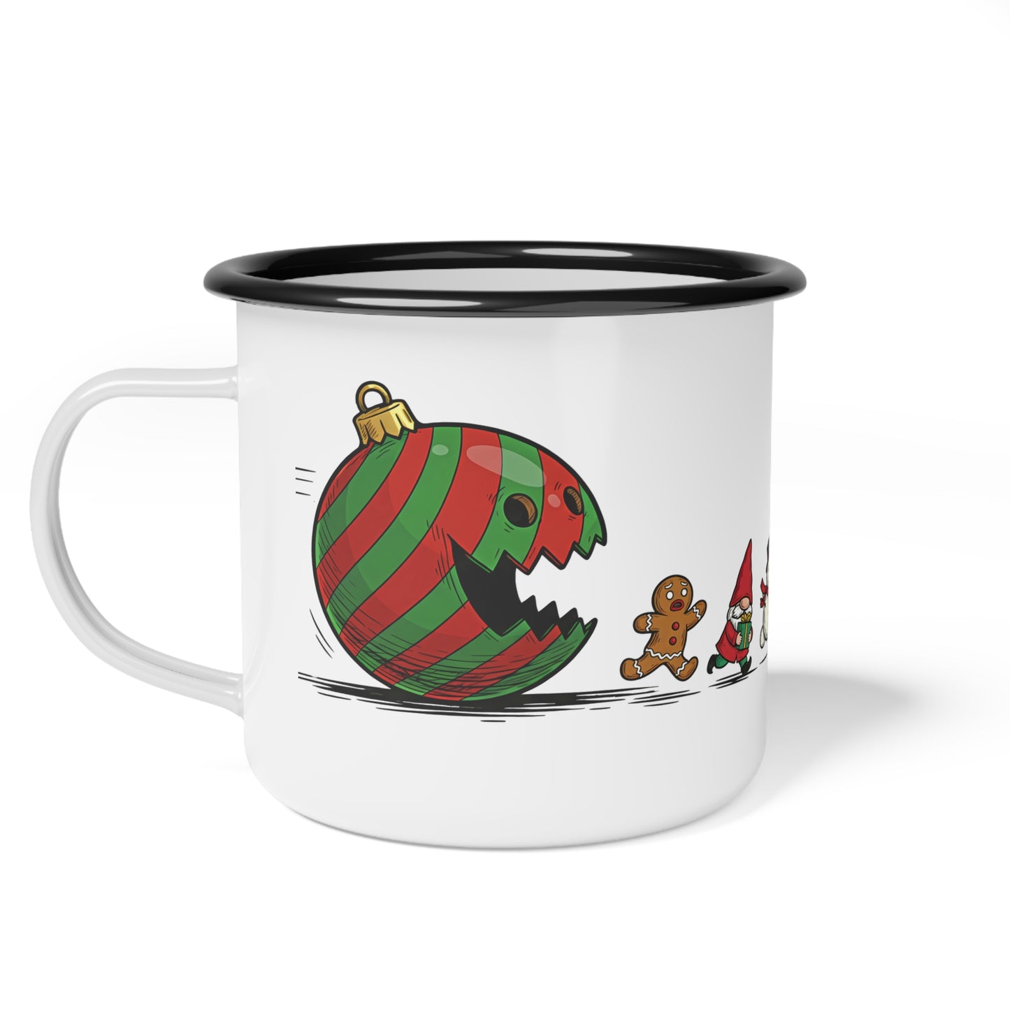 Camp Mug - Funny Christmas Ornament Monster Gingerbread Gnome Snowman Camping Cup