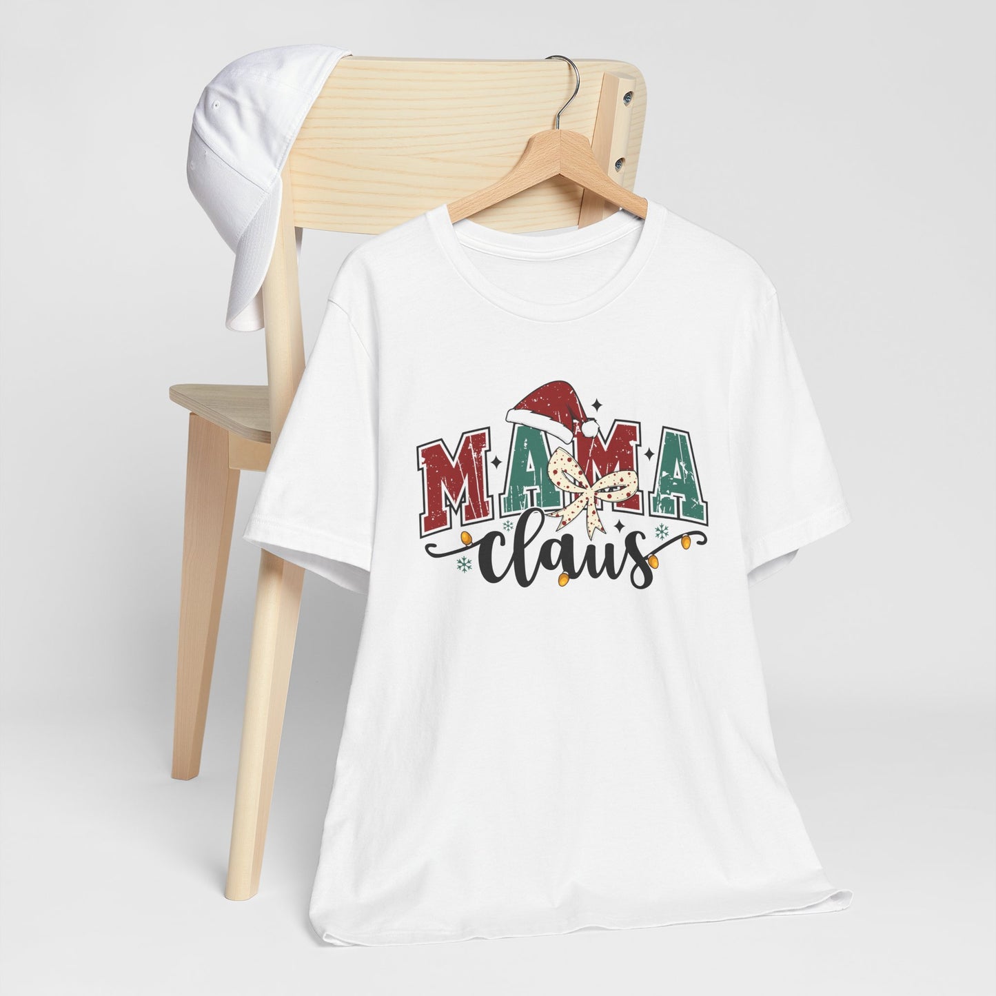 Mama Claus Christmas Tee — Festive Holiday Mom T-Shirt